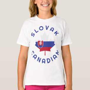 T-shirt Racines slovaques canadiennes