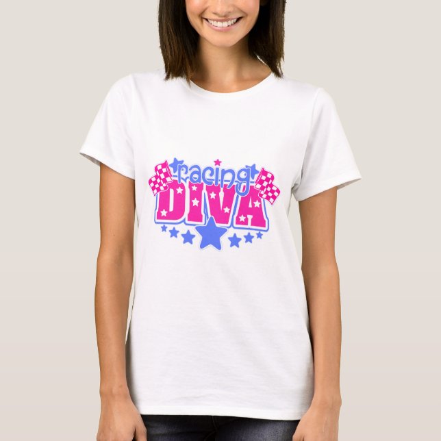 T-shirt Racing Diva (Devant)