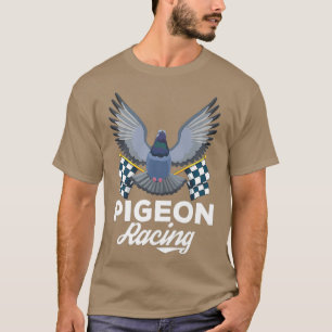 T-shirt Racing Pigeon cadeau pour les amateurs d'oiseaux P