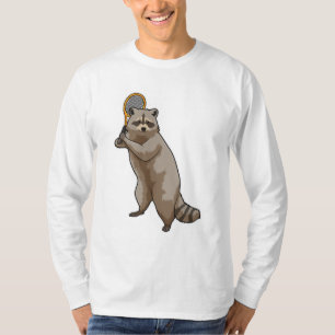 T-shirt Racon au Tennis avec raquette de tennis
