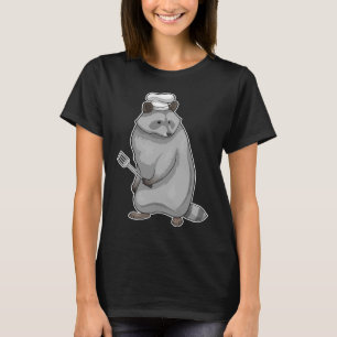 T-shirt Racoon Cook Chef casquette