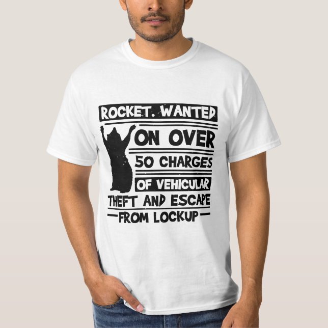 T-shirt Racoon ordures panda voleur de chat rue (Devant)