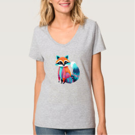 T-shirt Racoon stylisé mignon