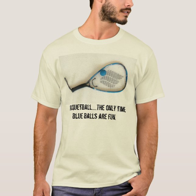 T-shirt Racquetball sale de sports… (Devant)