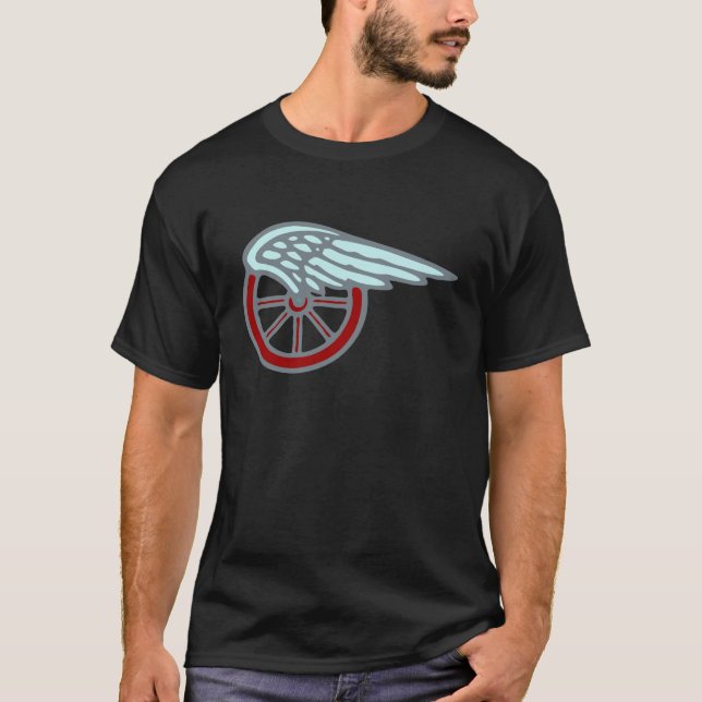 T-shirt Rad aile wheel wings (Devant)