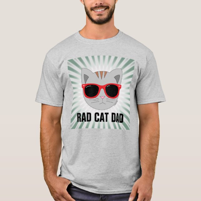 T-shirt RAD CAT DAD Lunettes de soleil Cat (Devant)