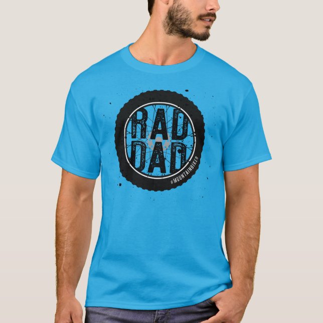 T-SHIRT RAD DAD MOUNTAIN BIKER (Devant)