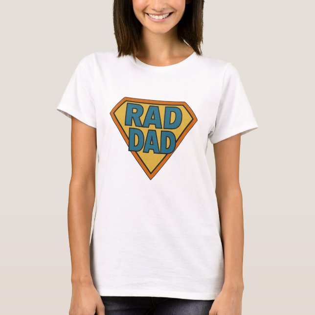 T-shirt Rad Papa super papa (Devant)