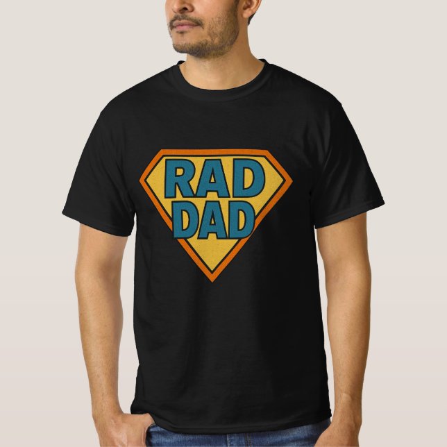 T-shirt Rad Papa super papa (Devant)