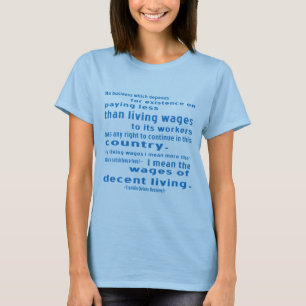 T-shirt RAD sur les salaires