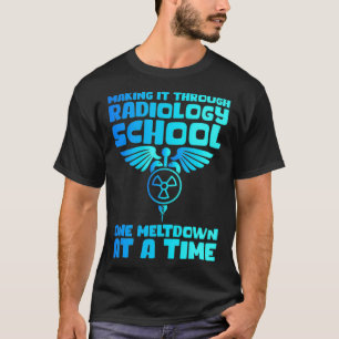 T-shirt Rad Tech Graduation Radiologie de l'école de fusio
