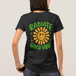 T-shirt Radiate Good Vibes - Sunshine Smiley