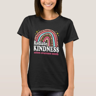 T-shirt Radiate Kindness Enseignant Sensibilisation sur l'