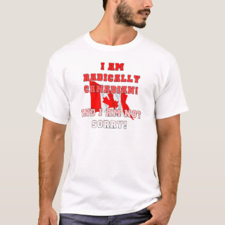 T-shirt Radical canadien