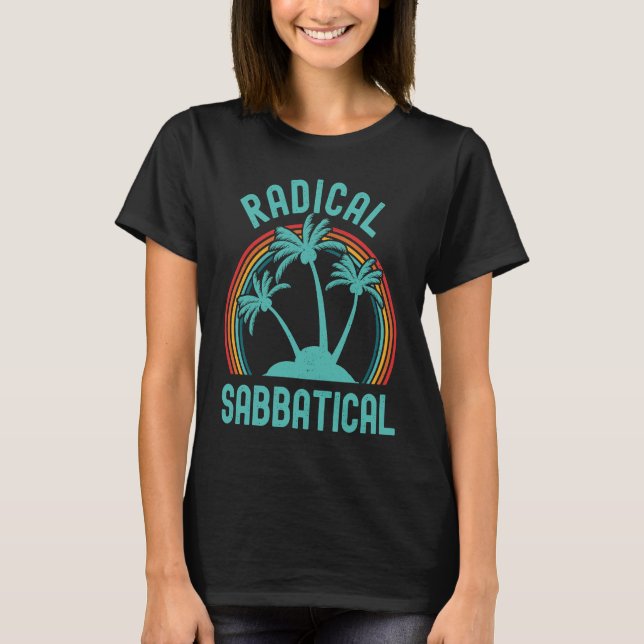 T-shirt Radical Sabbatical Sabbatical Professeur Sabb (Devant)