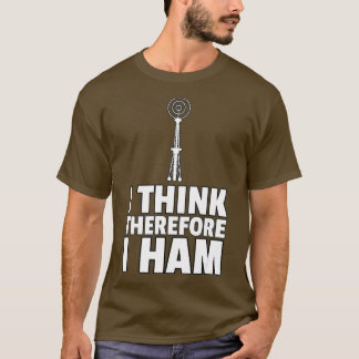 T-shirt Radio amateur de jambon
