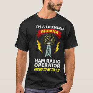 T-shirt Radio amateur Opérateur Funny Ham Radio Indiana