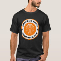 T-shirt Radio Communication amateur Orange