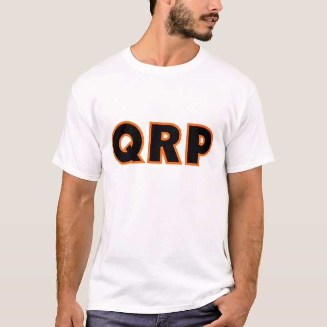 T-shirt Radio de jambon amateur QRP (Devant)