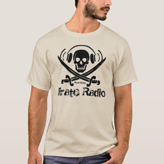 T-shirt Radio de pirate (Devant)