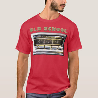 T-shirt Radio de voiture encastré OLD SCHOOL Classique 8 p