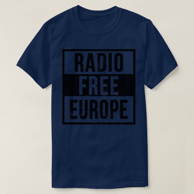 T-shirt Radio Free Europe (Design devant)