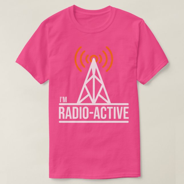 T-shirt Radio Im Radio Ham Active Radio (2) (Design devant)
