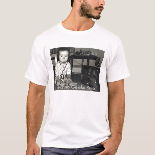T-shirt Radio, règle de geeks de techno