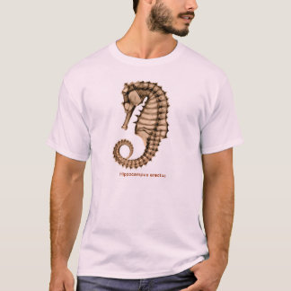 T-shirt Radiographiez l'avant d'erectus de hippocampe