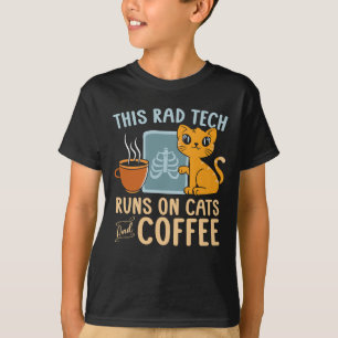 T-shirt Radiologue Fonctionne Sur Les Chats Et Café Radiol