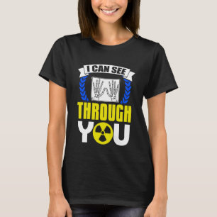 T-shirt Radiologue Technologue en radiation médicale Radio