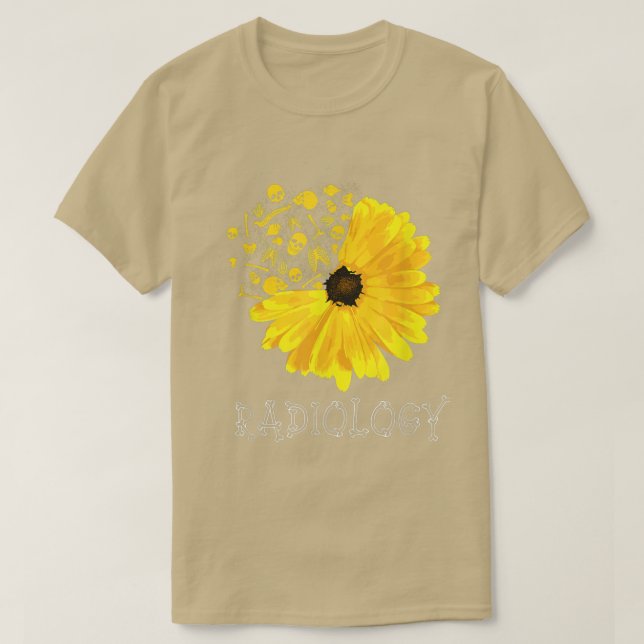 T-shirt Radiology SunFlower Tech Radiologist XRay Radiogra (Design devant)