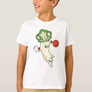 T-shirt Radish aux sports de basketball