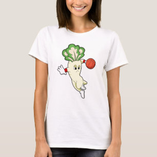 T-shirt Radish aux sports de basketball