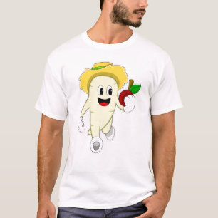 T-shirt Radish comme fermier avec des fruits