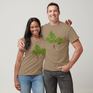 T-shirt Radish Jardinage Plante Art Earthy