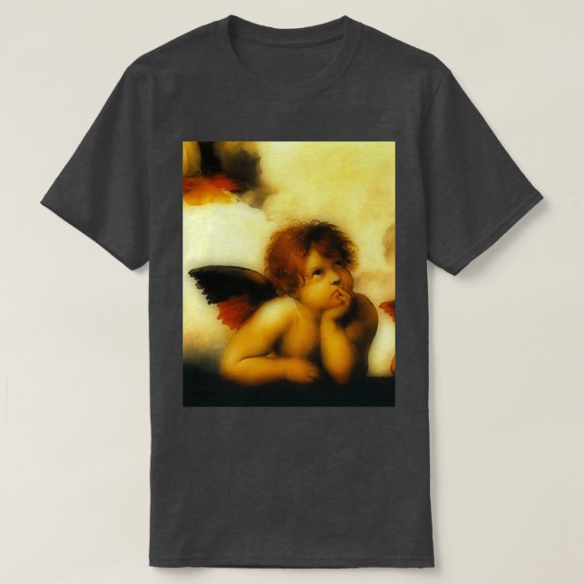 T-shirt Raffaello Sanzio da Urbino quotSistine Madonnaquot (Design devant)