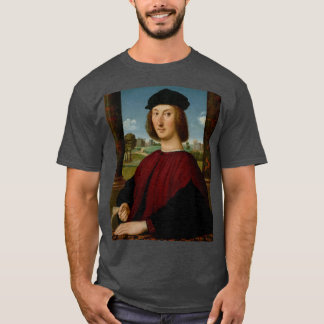 T-shirt Raffaello Sanzio - Portrait d'un jeune homme en ro
