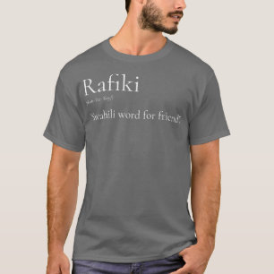 T-shirt Rafiki