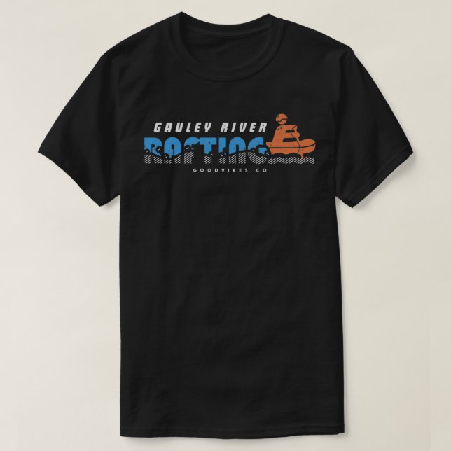 T-shirt Rafting dans la rivière Gauley (Design devant)