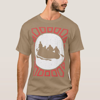 T-shirt Rafting Sport Vintage Retro