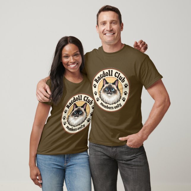 T-shirt Ragdoll Club - membres seulement (Unisexe)