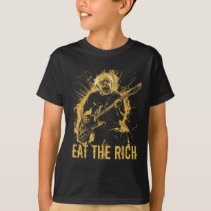 T-shirt Rage Contre L'Oligarchie Bernie Sanders Lutte Cont