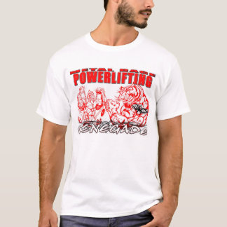T-shirt rage en métal powerlifting