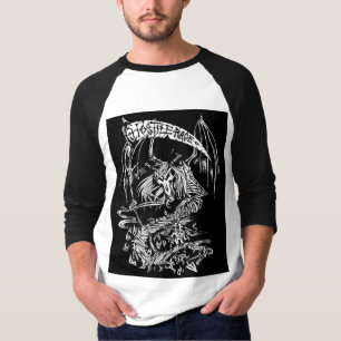 T-shirt RAGE HOSTILE : Chemise masculine de baseball