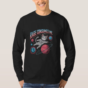 T-shirt Rage me consomme Chat Astronaut Space Adventure