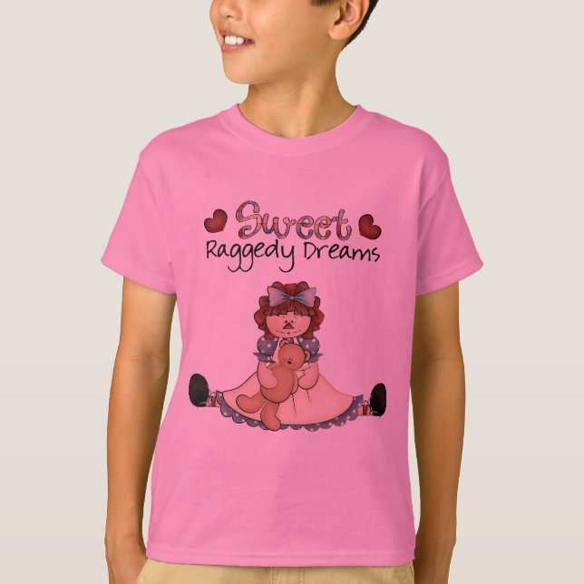 T-shirt Raggedy doux de rêves (Devant)