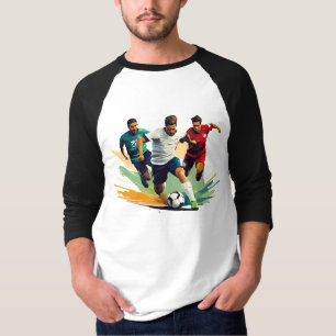 T-shirt Raglan à manches 3/4 pour hommes