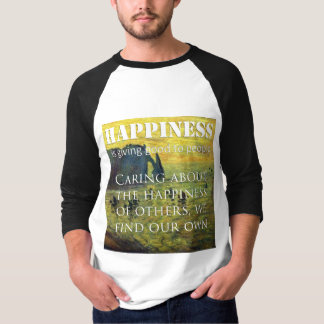 T-shirt Raglan à manches 3/4 pour hommes