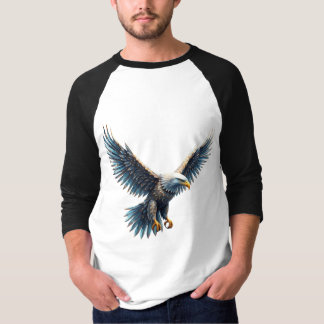T-shirt Raglan à manches 3/4 pour hommes